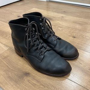 Wolverine 1000 Mile Men's Black Leather Boots Size 11